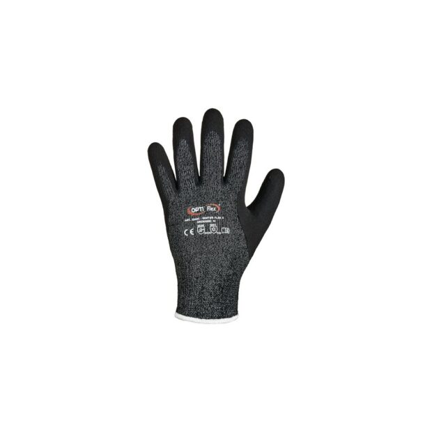 OPTIFLEX Cut-resistant glove Winter Flex 5 size 10 grey/black EN 388 PPE category II