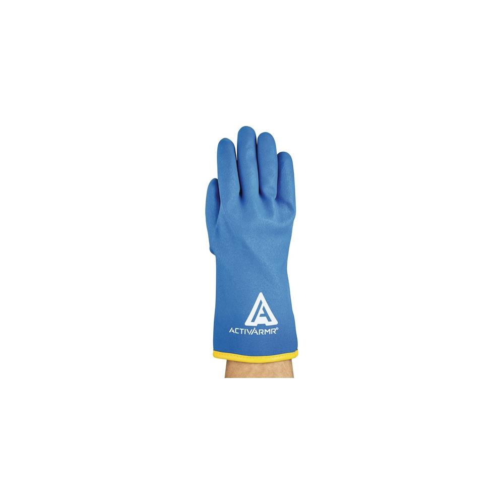 ANSELL Cold-resistant glove ActivArmr® 97-681 size 9 blue EN 388, EN 511 PPE category II acrylic with vinyl foam coating