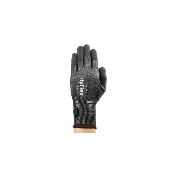 ANSELL Cut-resistant glove HyFlex® 11-738 size 11 grey EN 388 PPE category II nylon/Lycra/glass fibre/Intercept fibres