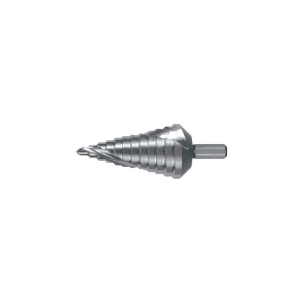 RUKO Step drill  drilling range 6-37 mm HSS spiral-grooved no. of cutters 2 no. of steps 12