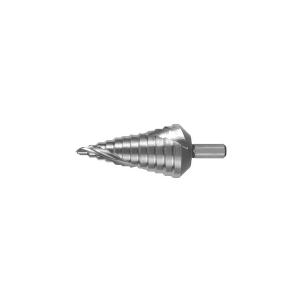 RUKO Step drill  drilling range 6-37 mm HSS-Co5 spiral-slotted no. of cutters 2 no. of steps 12