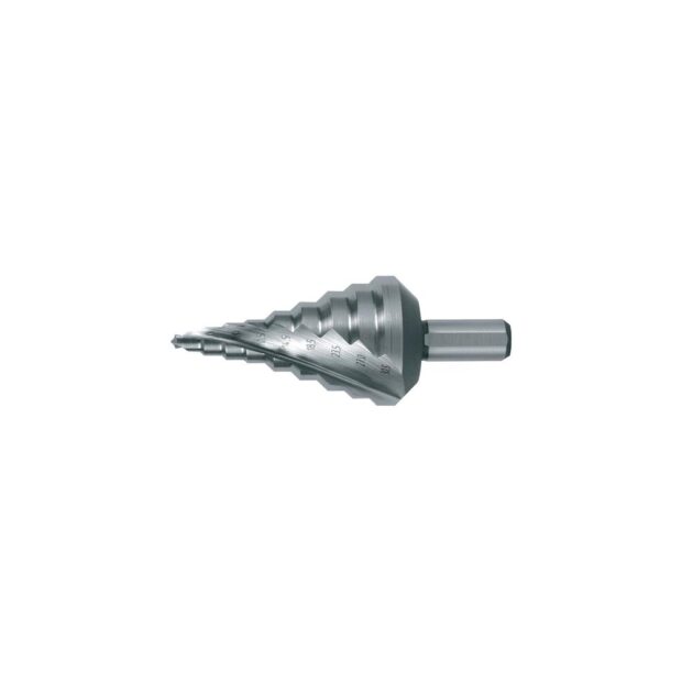 RUKO Step drill  drilling range 5.3-30.5 mm HSS spiral-grooved no. of cutters 2 no. of steps 9