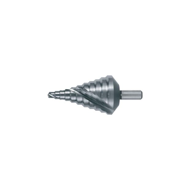 RUKO Step drill  drilling range 6.5-40.5 mm HSS spiral-grooved no. of cutters 2 no. of steps 11