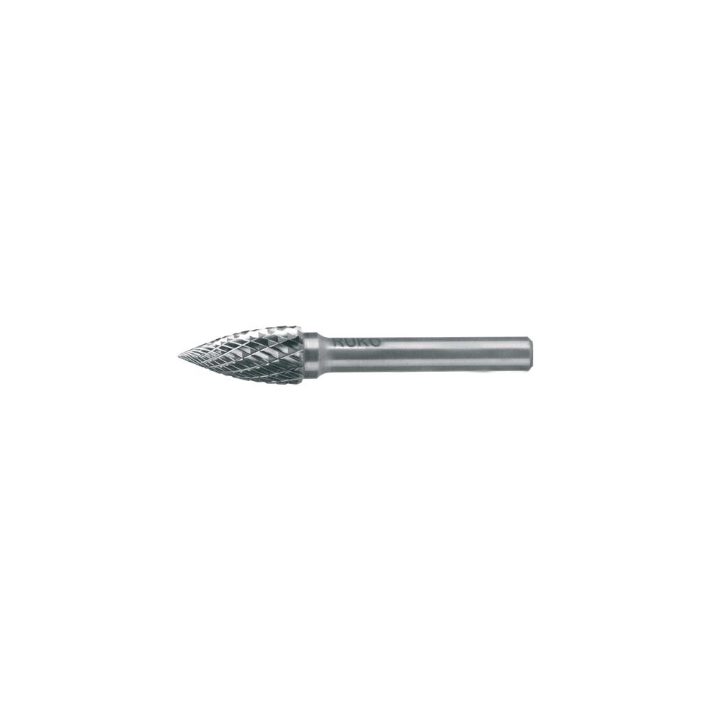 RUKO Milling pin SPG dm 3 mm head length 13 mm shank dm 3 mm carbide, bright serration KVZ 4
