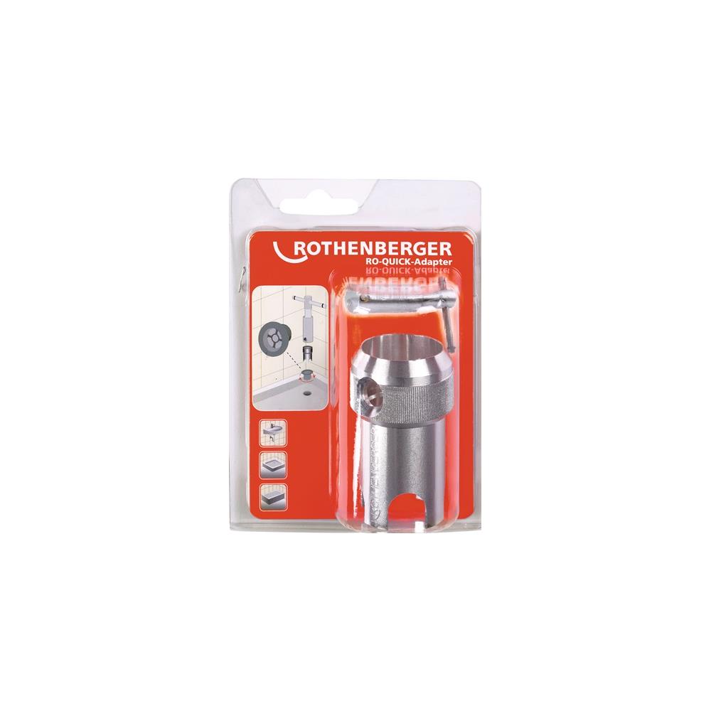 ROTHENBERGER Valve screw-in tool RO-QUICK length 75 mm adapter