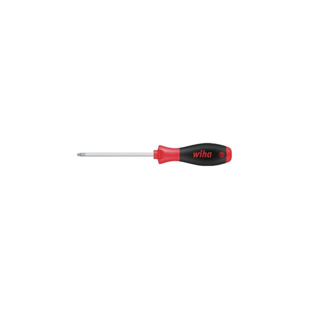 WIHA Screwdriver 362 TR size T 10 BO, blade length 80 mm SoftFinish® multi-component handle round blade