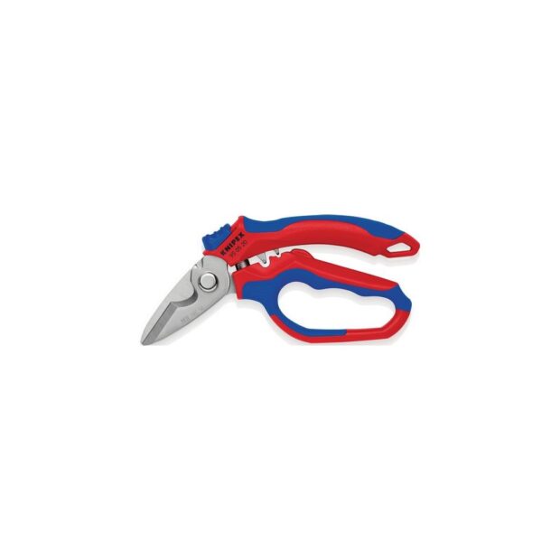 KNIPEX Electrician/craftsman's scissors  length 160 mm  multi-component handles