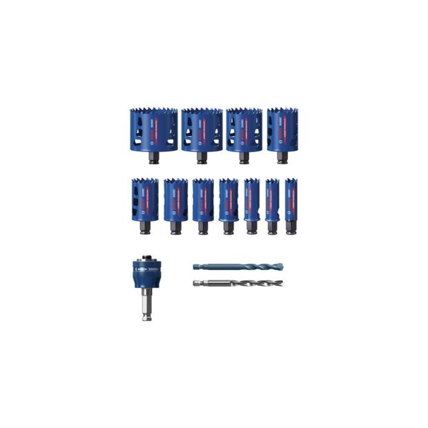 BOSCH Keyhole saw set Tough Material 20,22,25,32,35,40,44,51,60,68,76 mm cutting depth 60 mm