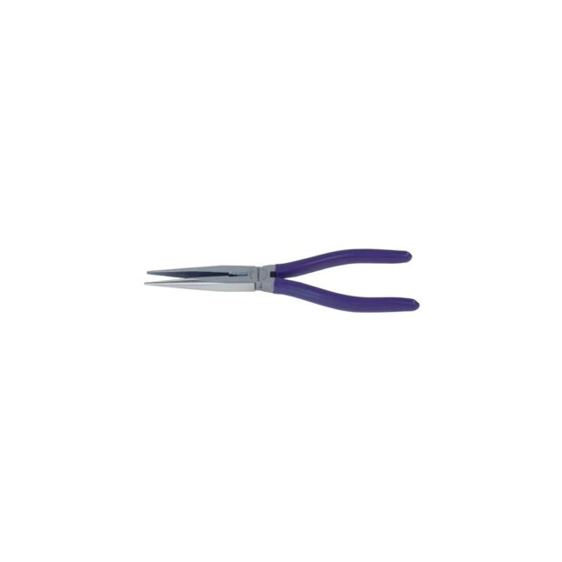 PROMAT Needle-nose pliers  length 200 mm polished straight plastic-coated