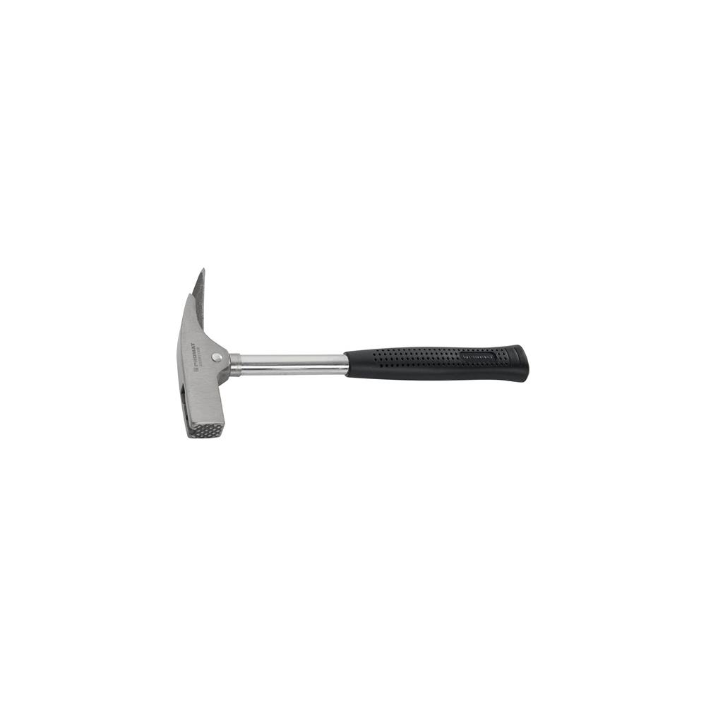 PROMAT Roofing hammer DIN 7239 head weight 600 g with magnet roughened steel pipe