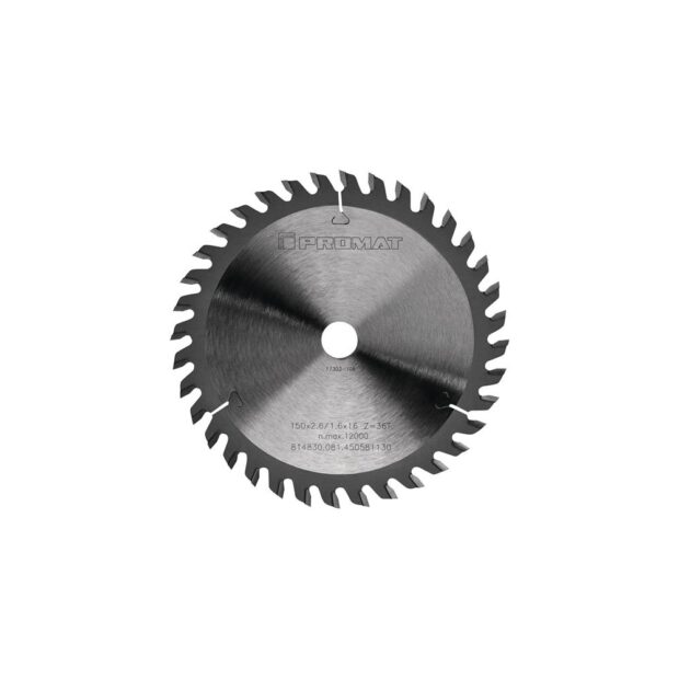 PROMAT Precision circular saw blade  external dm 210 mm no. of teeth 48 WZ bore 30 mm cut width 3.0 mm carbide