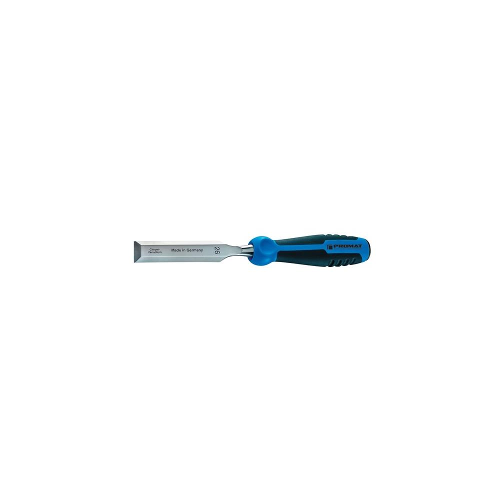 PROMAT Firmer chisel cutting edge width 10 mm w. impact head CV steel