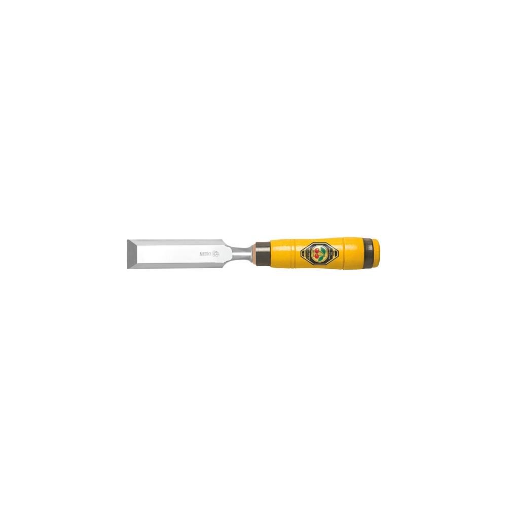 KIRSCHEN Carpenter's chisel width 28 mm hornbeam handle with 2 steel clamps heavy-duty type