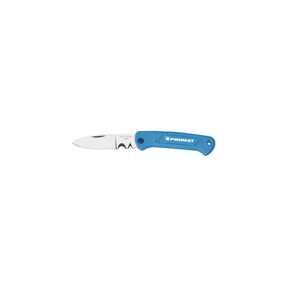 PROMAT Cable/electrical knife length 190 mm blade length 80 mm 1-part, folding plastic