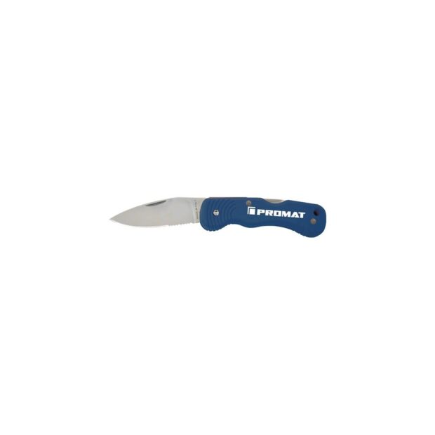 PROMAT Industrial knife  overall length 190 mm blade length 78 mm  plastic handle