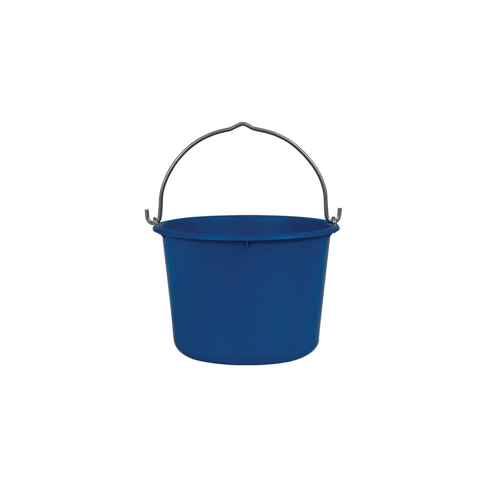 Builder's bucket 12 l heavy duty blue polyethylene