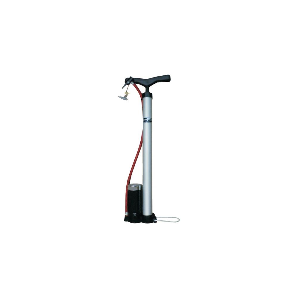 Manual air pump 600 mm with pressure gauge (7 bar) aluminium