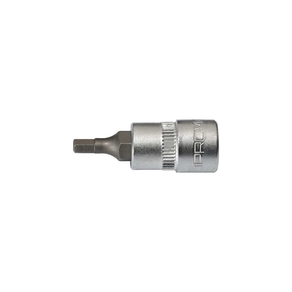 PROMAT Socket bit 1/4 inch hexagon width across flats 4 mm length 32 mm