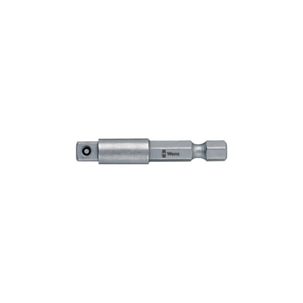 WERA Adapter 870/4 hexagon drive 1/4 inch square drive 1/4 inch length 50 mm