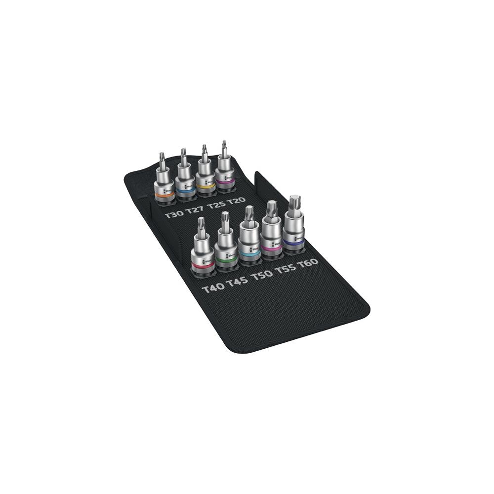 WERA Socket spanner set 8767 C TX HF 1 9-part 1/2 inch T20-T60