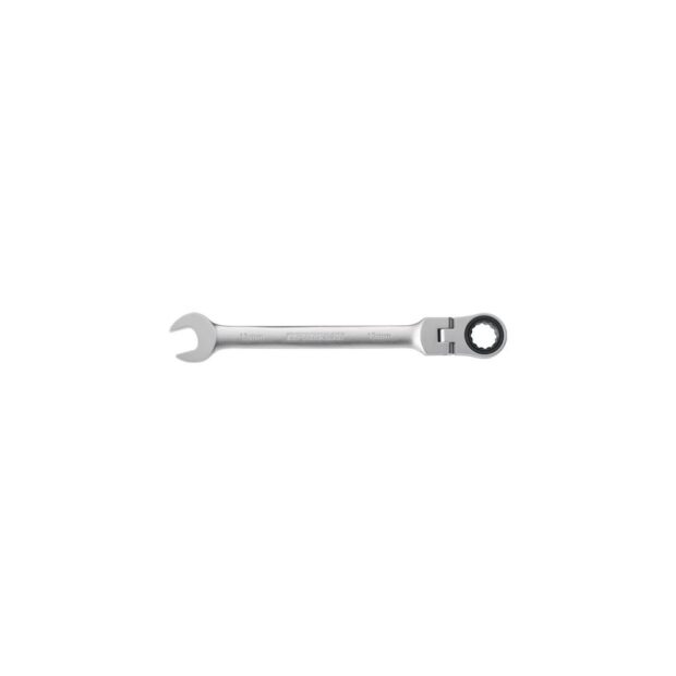 PROMAT Open-end ring ratchet spanner  width across flats 10 mm length 160 mm flexible ring side