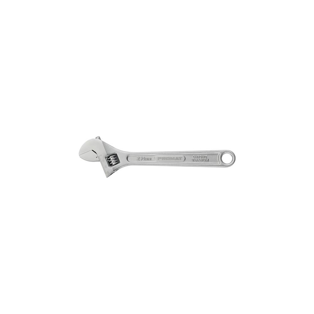 PROMAT Adjustable spanner max. 24 mm length 200 mm with adjustment scale