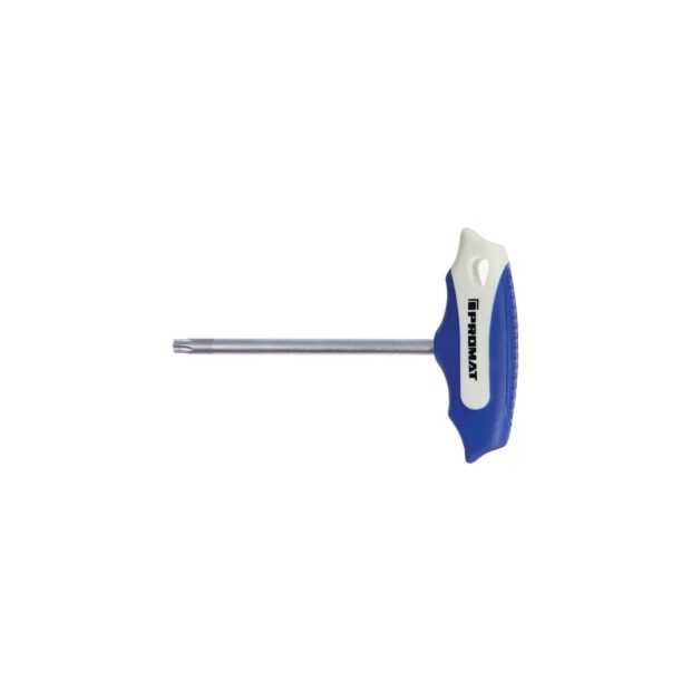 PROMAT T-handle screwdriver  T 27 x 100 mm 2-component handle