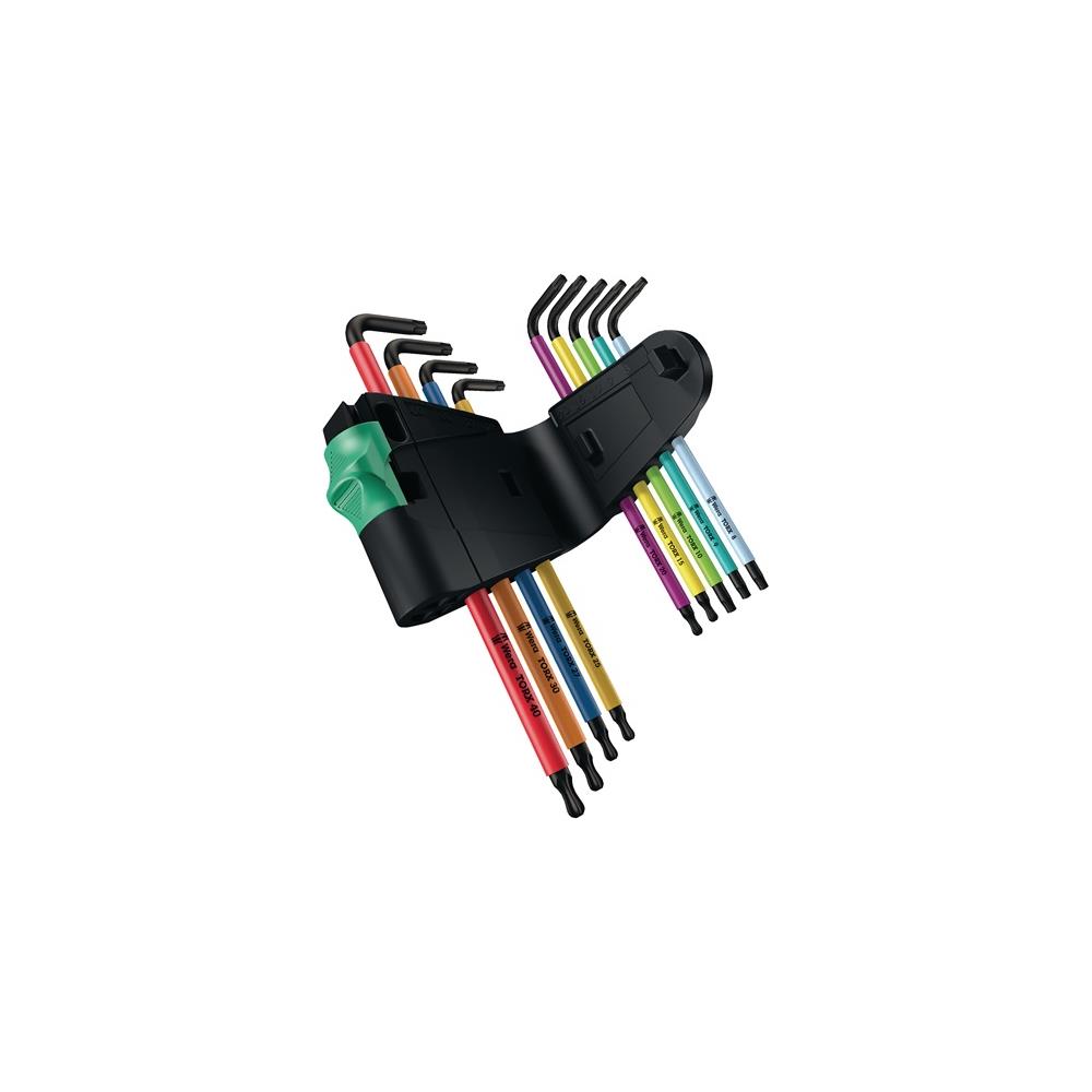 WERA Allen key set 967 SPKL 9-part T8-T40 with bore - Image 2