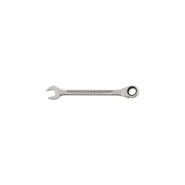 STAHLWILLE Open-end ring ratchet spanner OPEN-RATCH 17 width across flats 9 mm length 150 mm reversible, ring side 15 deg