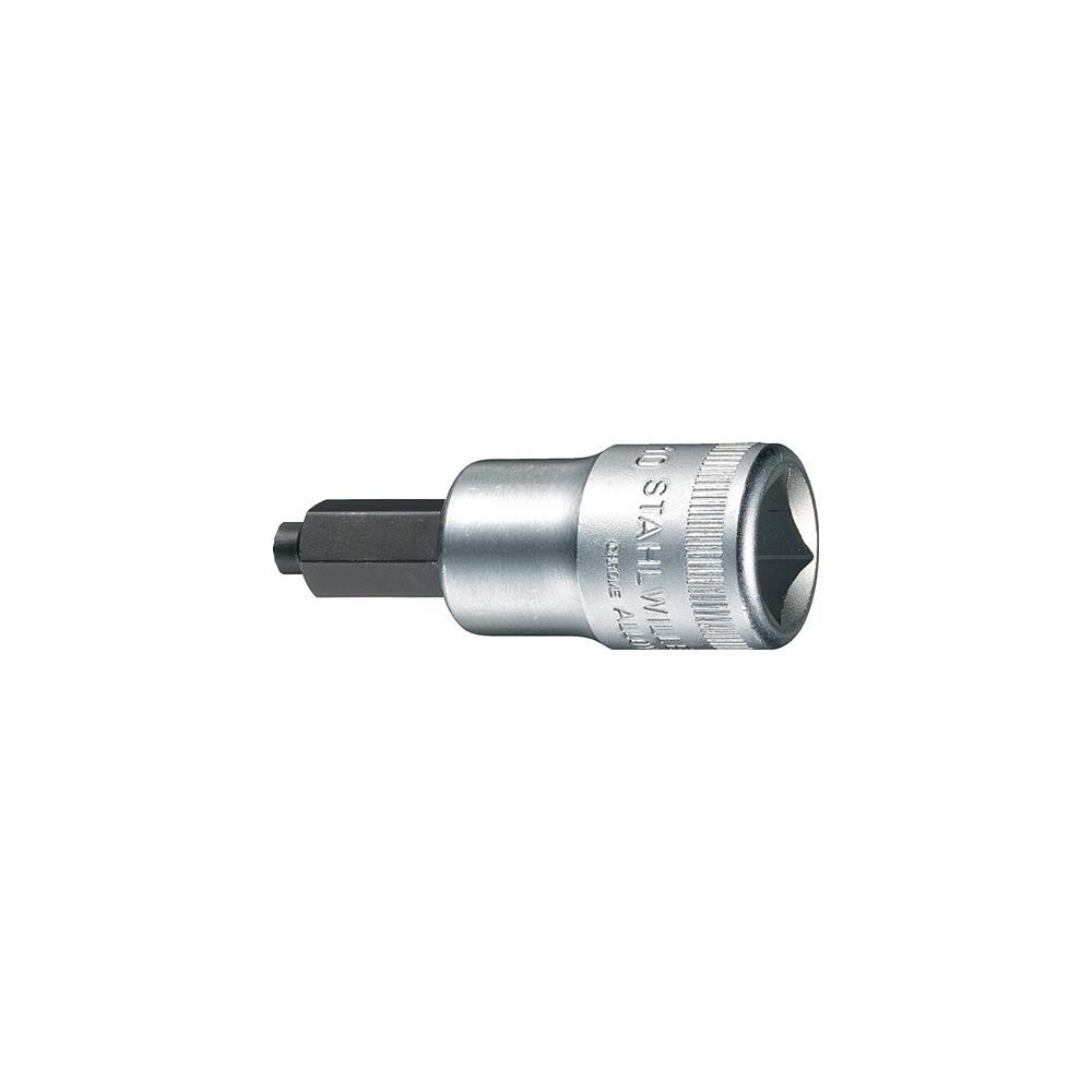 STAHLWILLE Socket bit 54 IC 1/2 inch hexagon socket, with spigot width across flats 5 mm length 60 mm