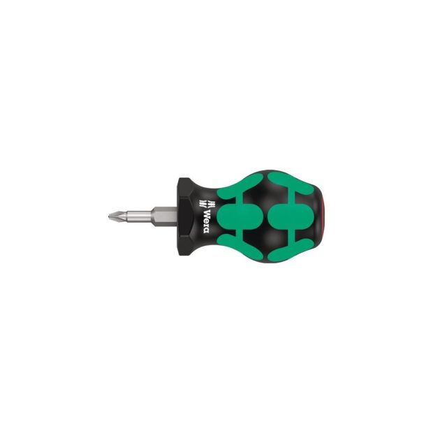 WERA Screwdriver 350 PH size PH 1, blade length 25 mm 2-component handle round blade