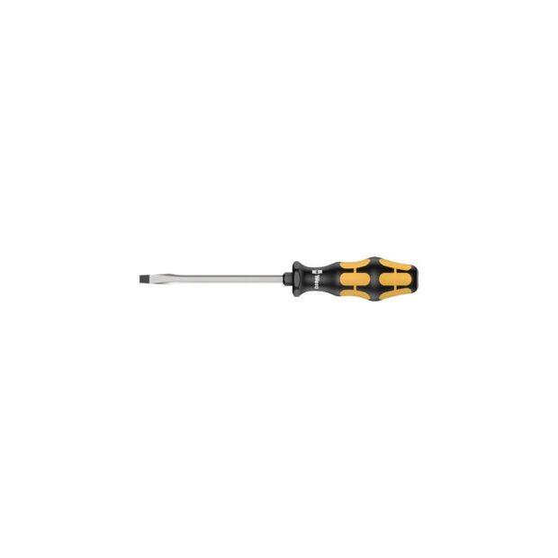 WERA Screwdriver 932 A cutting edge width 4.5 mm blade length 90 mm 2-component handle hexagonal blade/bolster, face