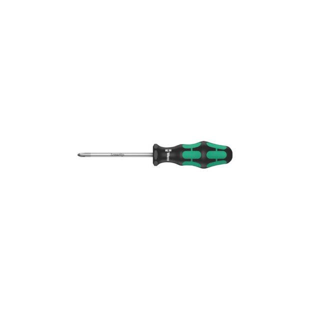 WERA Screwdriver 350 PH size PH 2, blade length 100 mm 2-component handle round blade