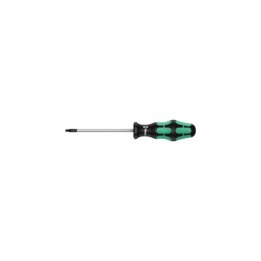 WERA Screwdriver 367 TORX size T 9, blade length 60 mm 2-component handle round blade