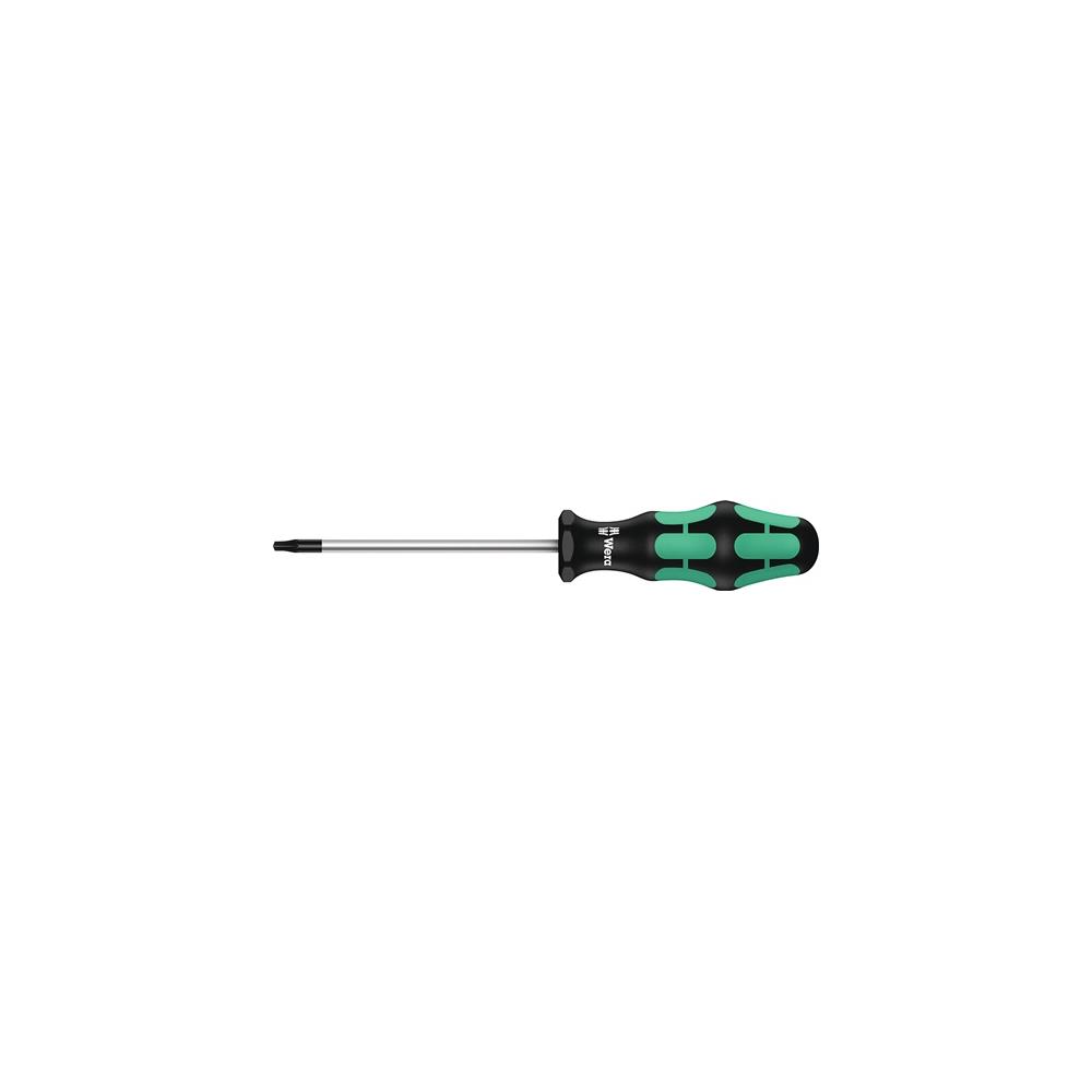 WERA Screwdriver 367 TORX BO size T 30 BO, blade length 115 mm 2-component handle round blade