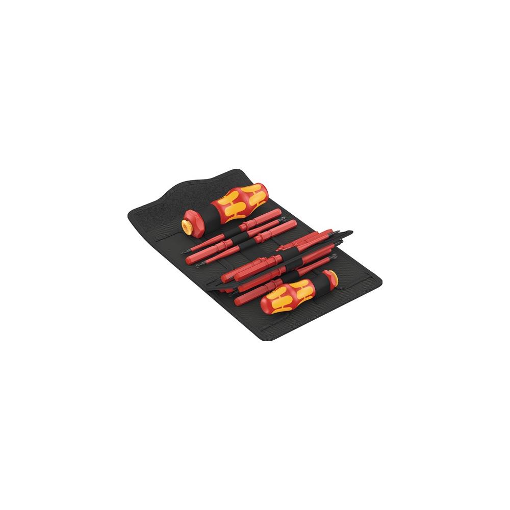 WERA Screwdriver set KK Turbo i Imperial 1 16-part w. interchangeable blades, VDE insulated - Image 4