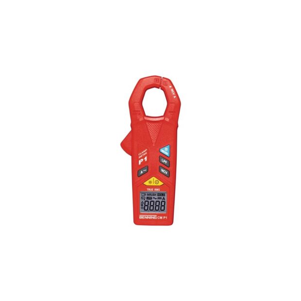 BENNING Clamp-on ammeter multimeter CM P1 0.01 A-400 A AC CAT III 600 V with batteries/measuring line set/bag