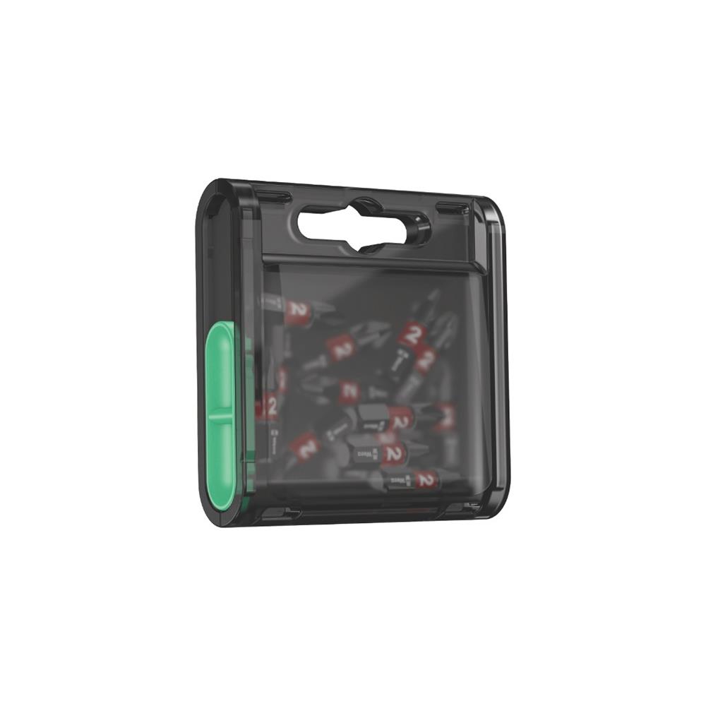 WERA Large pack of bits IMPAKTOR Diamond 1/4 inch PZD 2 length 25 mm DIN ISO 1173 C 6.3 - Image 3