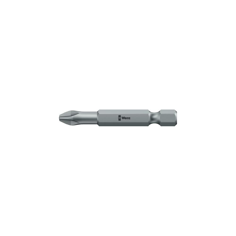 WERA Bit 851/4 TZ 1/4 inch PH 3 length 50 mm torsion zone, tough-hard