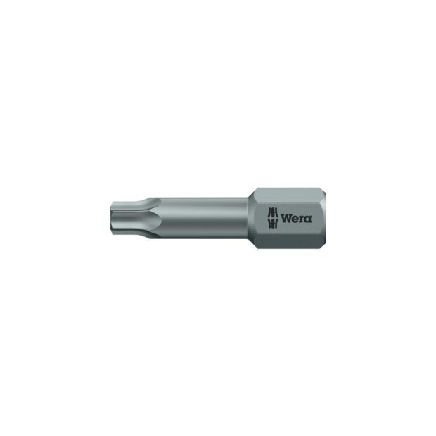 WERA Bit 867/1 TZ 1/4 inch T 10 length 25 mm torsion zone, tough-hard