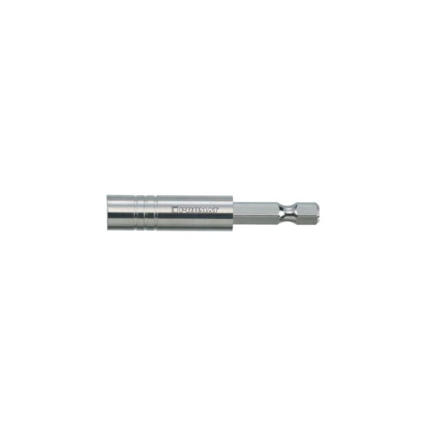 PROMAT Bit holder  1/4 inch F 6.3 1/4 inch C 6.3 magnet length 65 mm