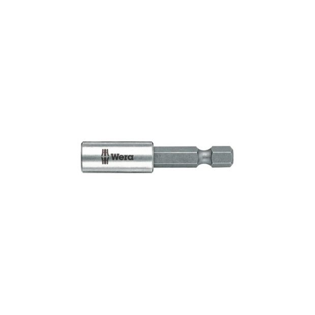 WERA Bit holder 899/4/1 1/4 inch F 6.3 1/4 inch C 6.3 magnet, snap ring length 152 mm