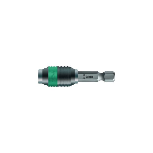 WERA Bit holder 889/4/1 K Rapidaptor 1/4 inch F 6.3 1/4 inch C 6.3 + E 6.3 quick-change chuck length 50 mm