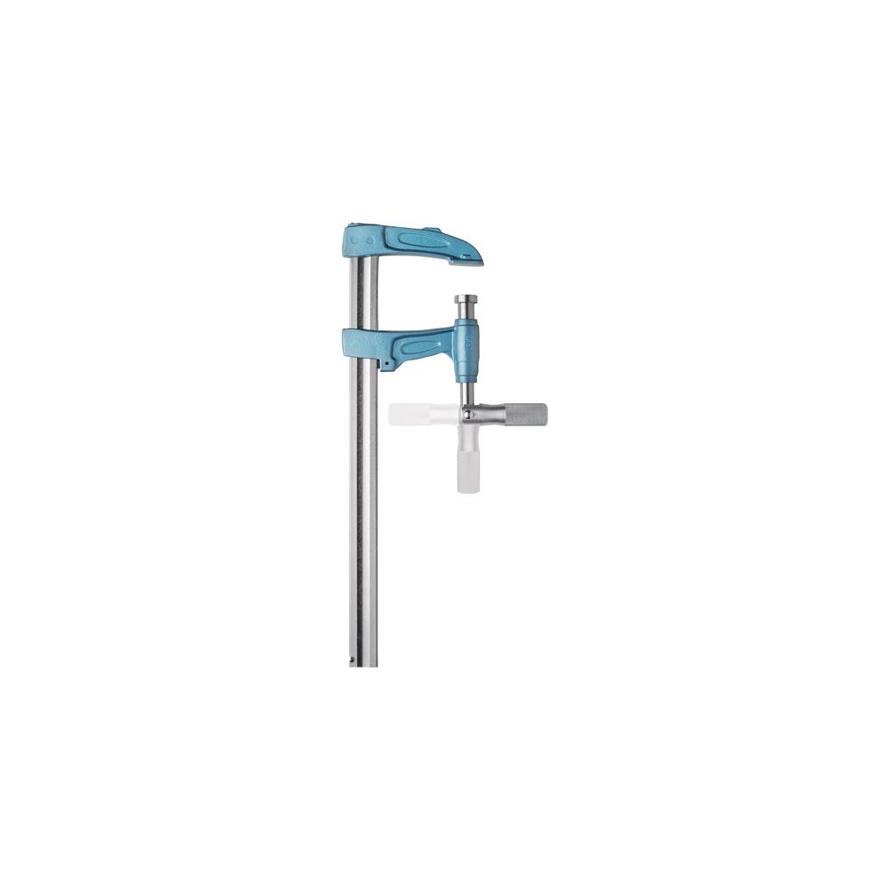 URKO Screw clamp 4003-H clamping width 300 mm radius 140 mm metal folding handle 40 x 10 mm