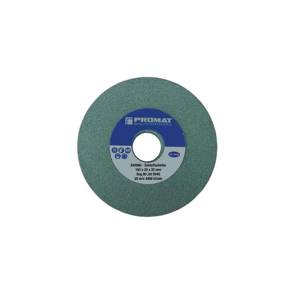 PROMAT Bench grinder disc dm300xW40x76 mm 80 shape A silicon carbide