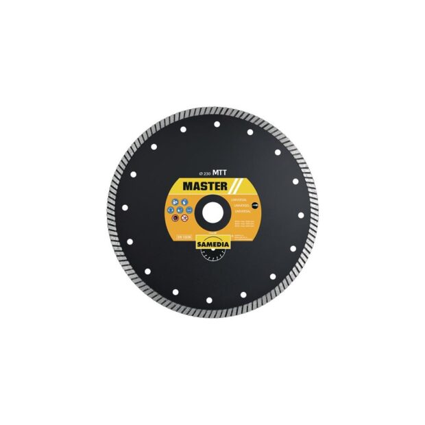 SAMEDIA Diamond cutting disc MTT dm 115 mm bore 22.23 mm direct-sintered 10 mm