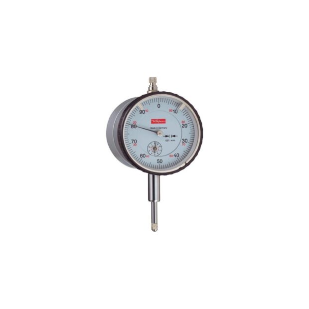 KÄFER Dial gauge M2 T magnet 10 mm readout 0.01 mm magnetic back with factory calibration