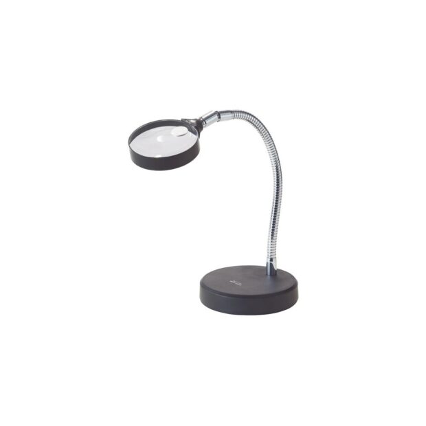 SCHWEIZER Reading magnifier on stand Tech-Line magnification 2x/4x  lens diameter 90/20 mm