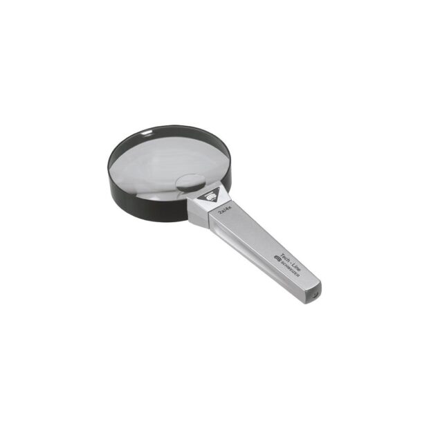 SCHWEIZER Hand-held magnifying glass Tech-Line magnification 2x/4x  lens diameter 90/20 mm