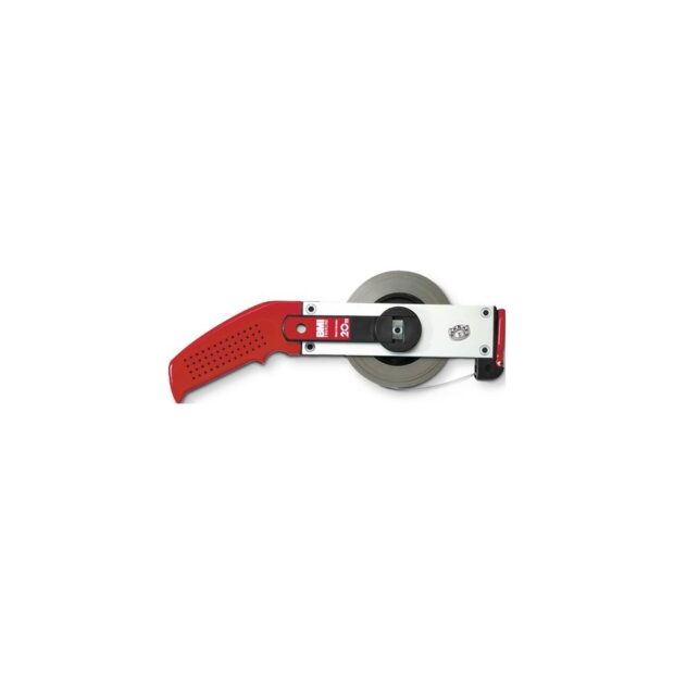 BMI Professional tape measure ERGOLINE length 30 m tape width 13 mm A mm/cm EG II aluminium, white steel measuring tape